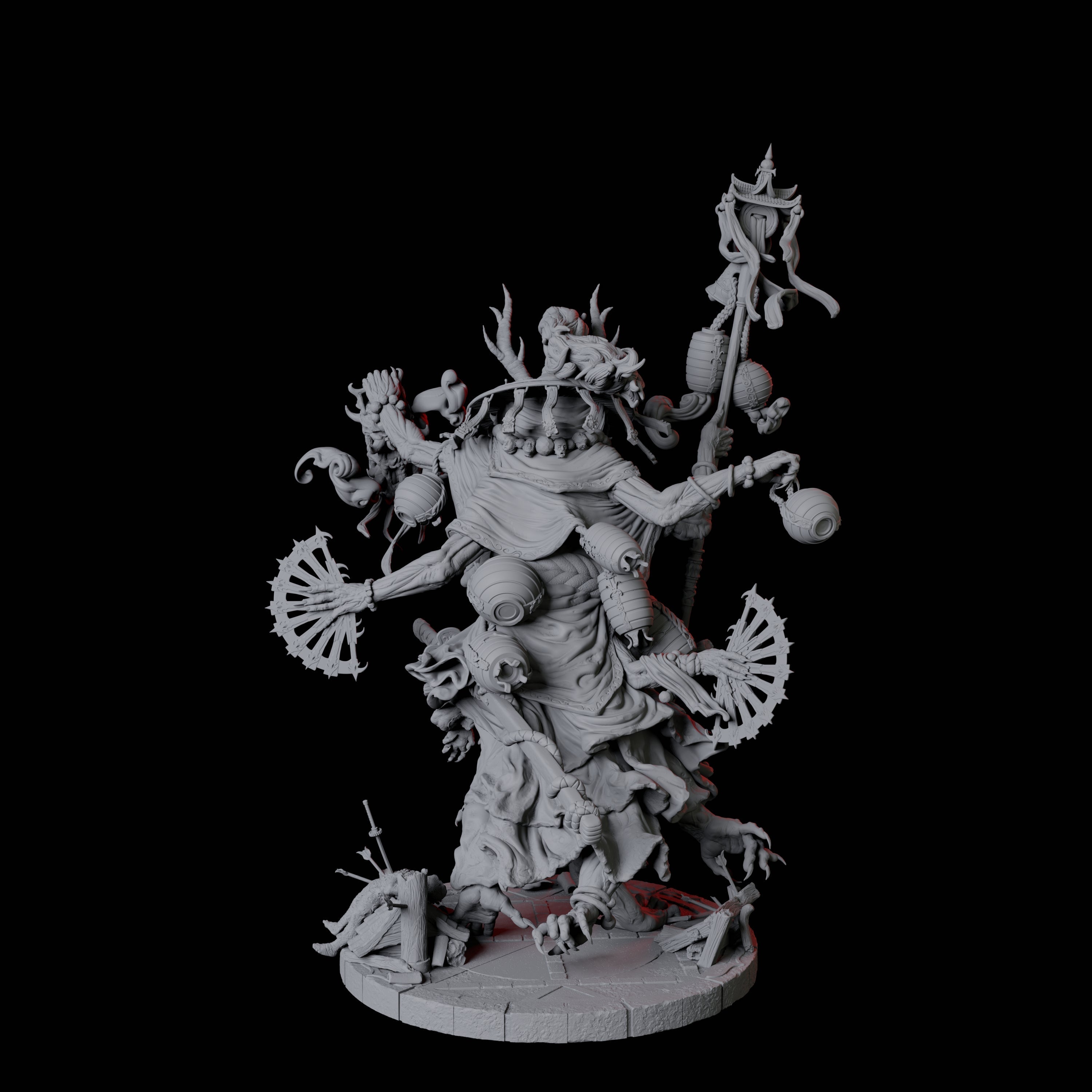 Monsterous Taljjae Miniature for Dungeons and Dragons, Pathfinder or other TTRPGs