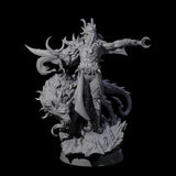 Moon Chaser Beast Master Miniature for Dungeons and Dragons, Pathfinder or other TTRPGs