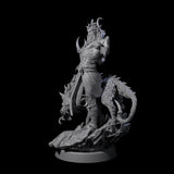 Moon Chaser Beast Master Miniature for Dungeons and Dragons, Pathfinder or other TTRPGs