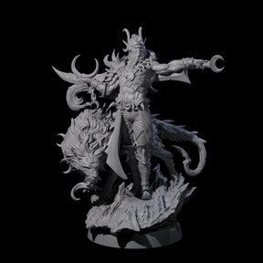 Moon Chaser Beast Master Miniature for Dungeons and Dragons, Pathfinder or other TTRPGs