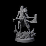 Moon Paladin Warrior Miniature for Dungeons and Dragons, Pathfinder or other TTRPGs