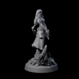 Moon Paladin Warrior Miniature for Dungeons and Dragons, Pathfinder or other TTRPGs