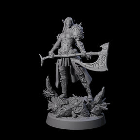 Moon Paladin Warrior Miniature for Dungeons and Dragons, Pathfinder or other TTRPGs