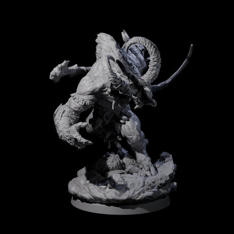 Moon Workshipping Minotaur C Miniature for Dungeons and Dragons, Pathfinder or other TTRPGs