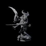 Moon Workshipping Minotaur D Miniature for Dungeons and Dragons, Pathfinder or other TTRPGs