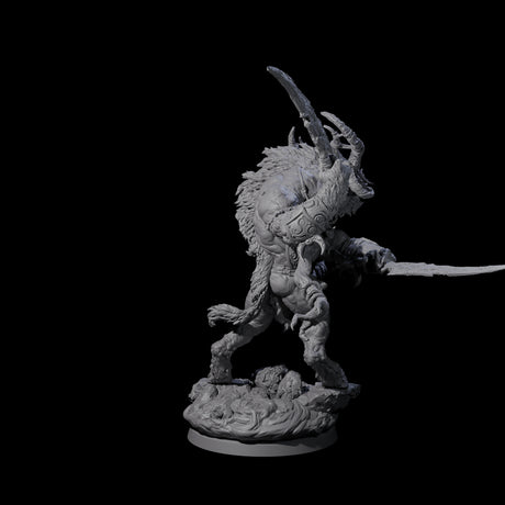 Moon Workshipping Minotaur D Miniature for Dungeons and Dragons, Pathfinder or other TTRPGs
