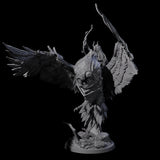 Moon Zealot with Giant Owl A Miniature for Dungeons and Dragons, Pathfinder or other TTRPGs