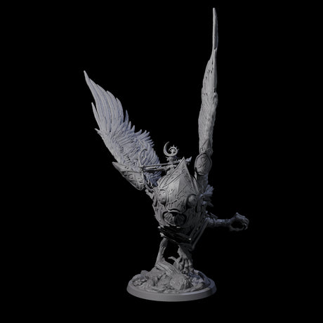Moon Zealot with Giant Owl B Miniature for Dungeons and Dragons, Pathfinder or other TTRPGs