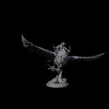 Moon Zealot with Giant Owl C Miniature for Dungeons and Dragons, Pathfinder or other TTRPGs