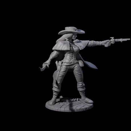 Morgana - Demon Hunter Miniature for Dungeons and Dragons, Pathfinder or other TTRPGs