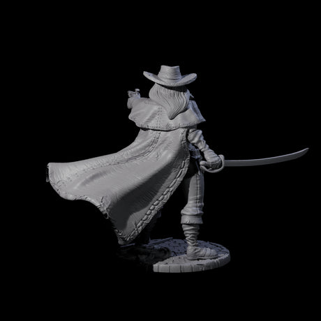 Morgana - Demon Hunter Miniature for Dungeons and Dragons, Pathfinder or other TTRPGs