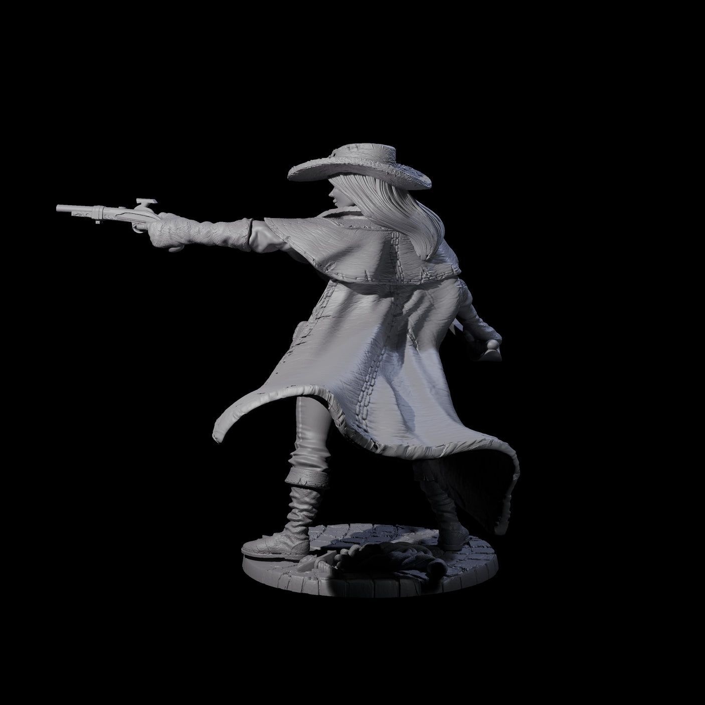 Morgana - Demon Hunter Miniature for Dungeons and Dragons, Pathfinder or other TTRPGs