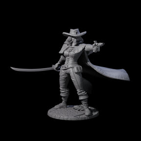 Morgana - Demon Hunter Miniature for Dungeons and Dragons, Pathfinder or other TTRPGs