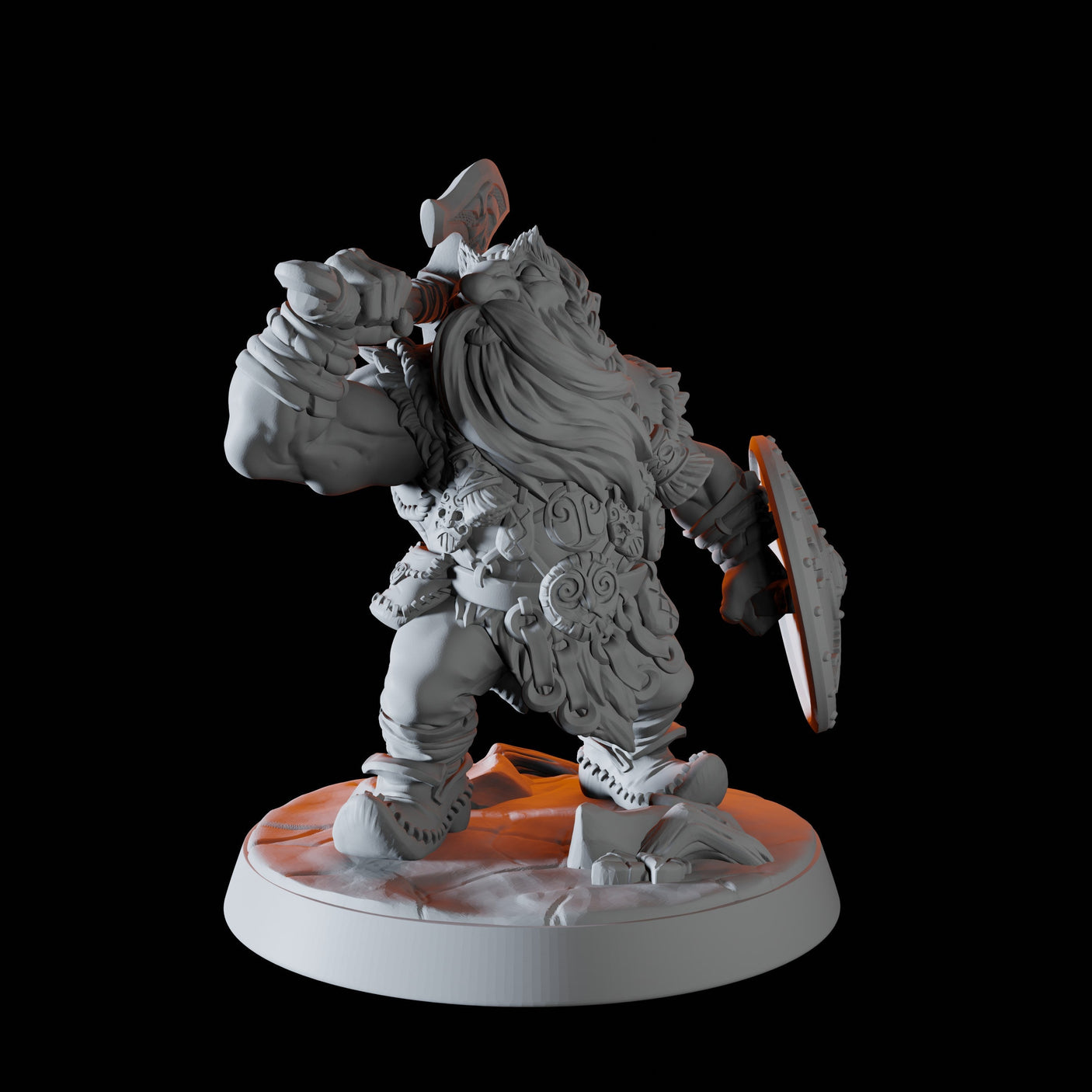 Mountain Dwarf A Miniature for Dungeons and Dragons, Pathfinder or other TTRPGs