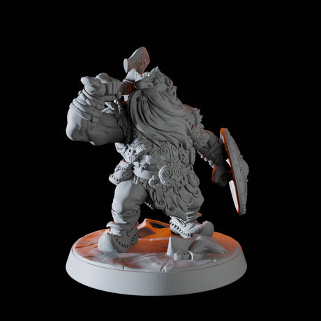 Mountain Dwarf A Miniature for Dungeons and Dragons, Pathfinder or other TTRPGs