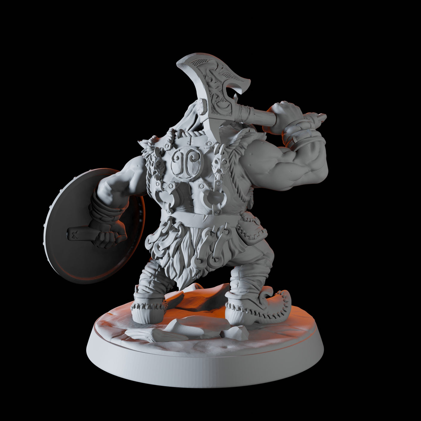 Mountain Dwarf A Miniature for Dungeons and Dragons, Pathfinder or other TTRPGs