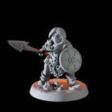 Mountain Dwarf Army - Six Minis Miniature for Dungeons and Dragons, Pathfinder or other TTRPGs