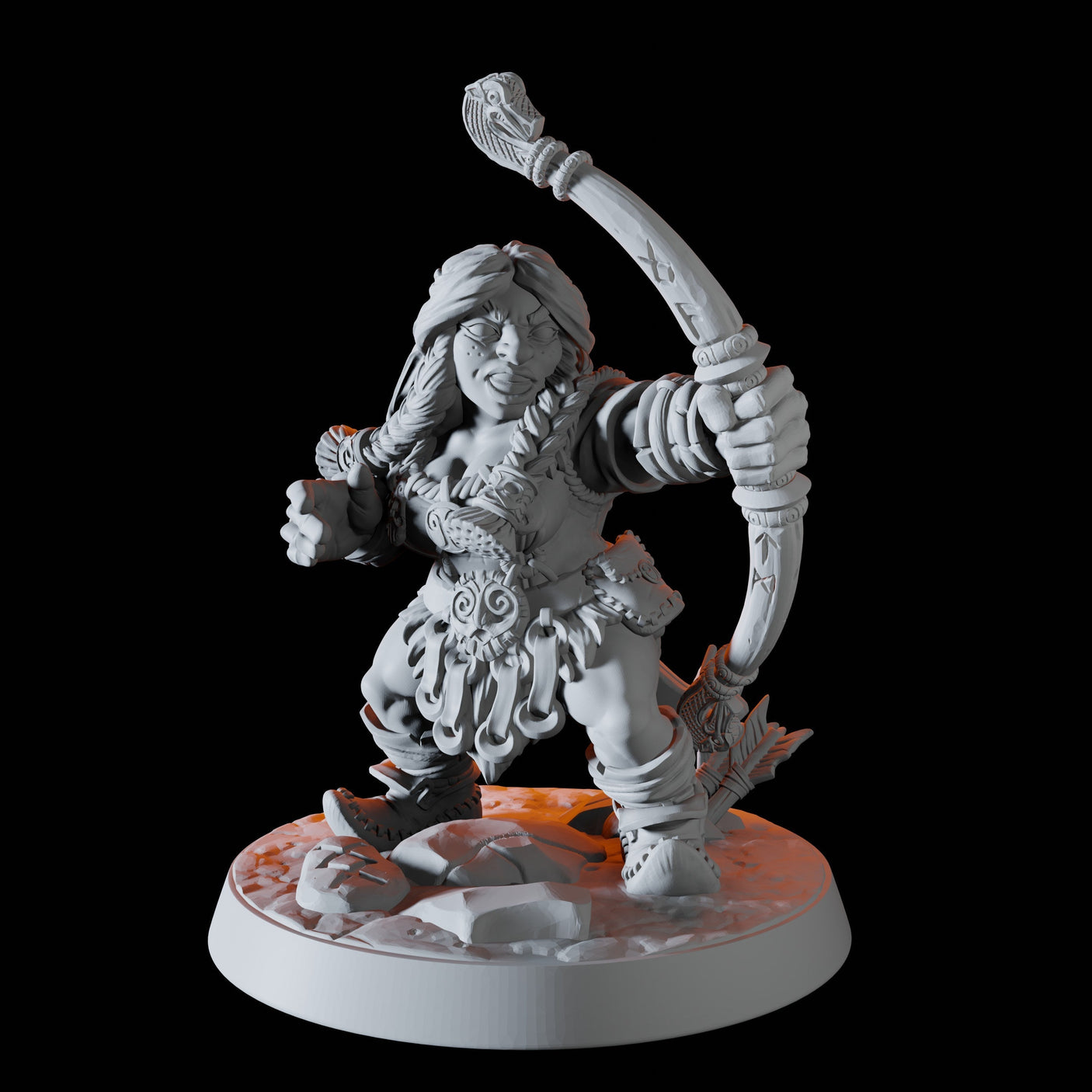 Mountain Dwarf Army - Six Minis Miniature for Dungeons and Dragons, Pathfinder or other TTRPGs