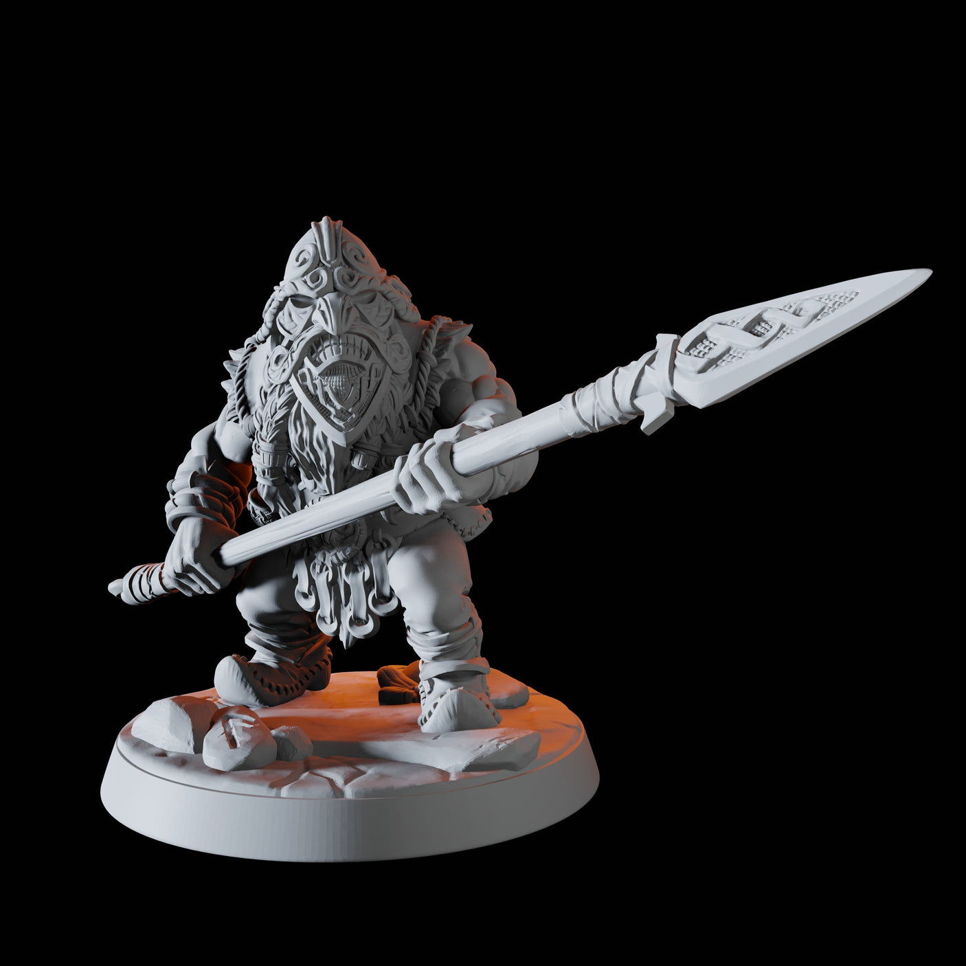 Mountain Dwarf B Miniature for Dungeons and Dragons, Pathfinder or other TTRPGs