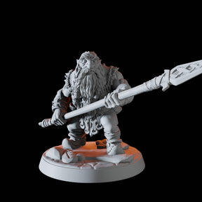Mountain Dwarf B Miniature for Dungeons and Dragons, Pathfinder or other TTRPGs