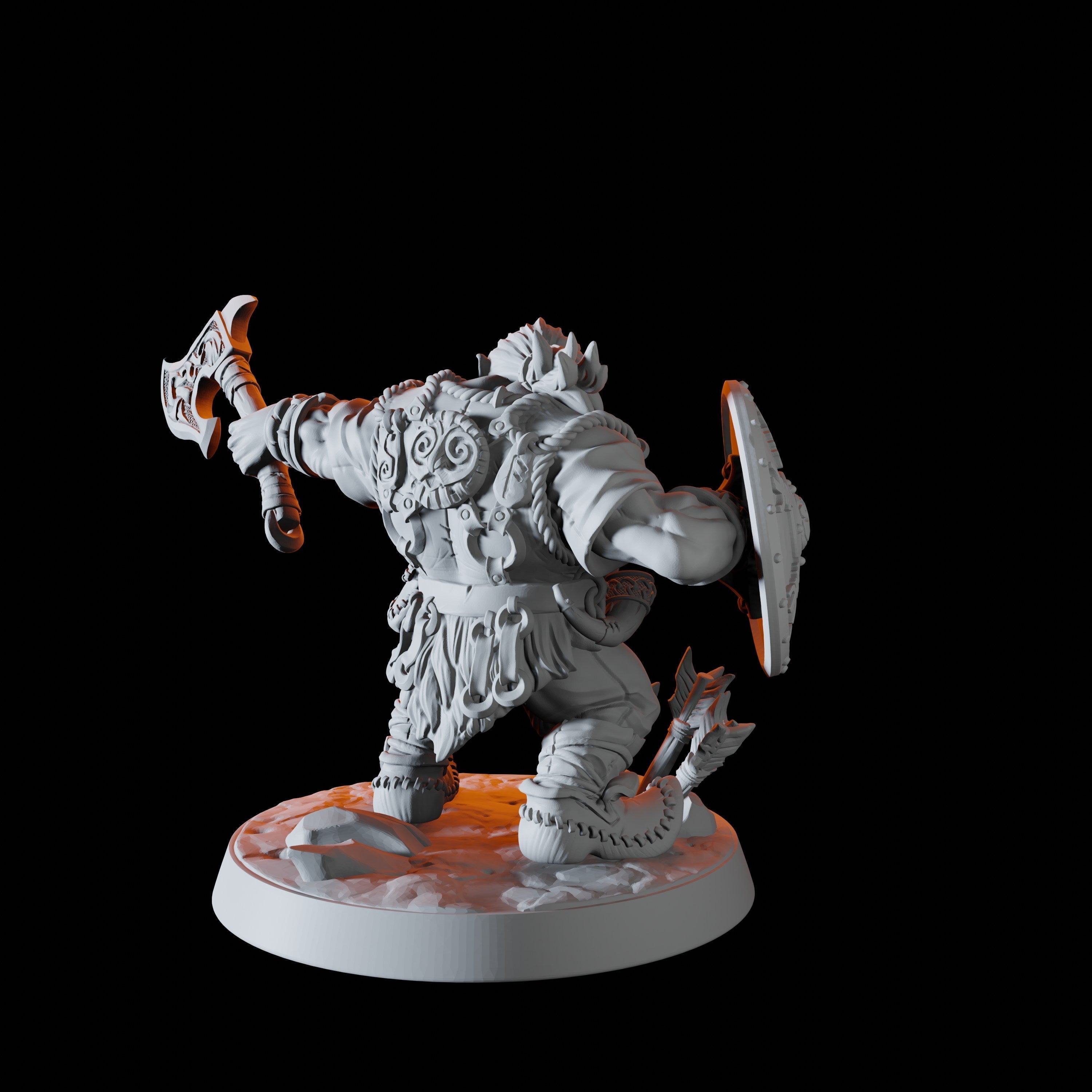 Mountain Dwarf Miniature C for Dungeons and Dragons - Myth Forged