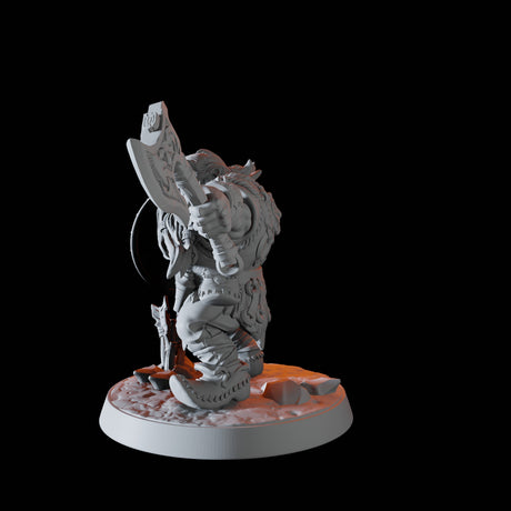 Mountain Dwarf C Miniature for Dungeons and Dragons, Pathfinder or other TTRPGs
