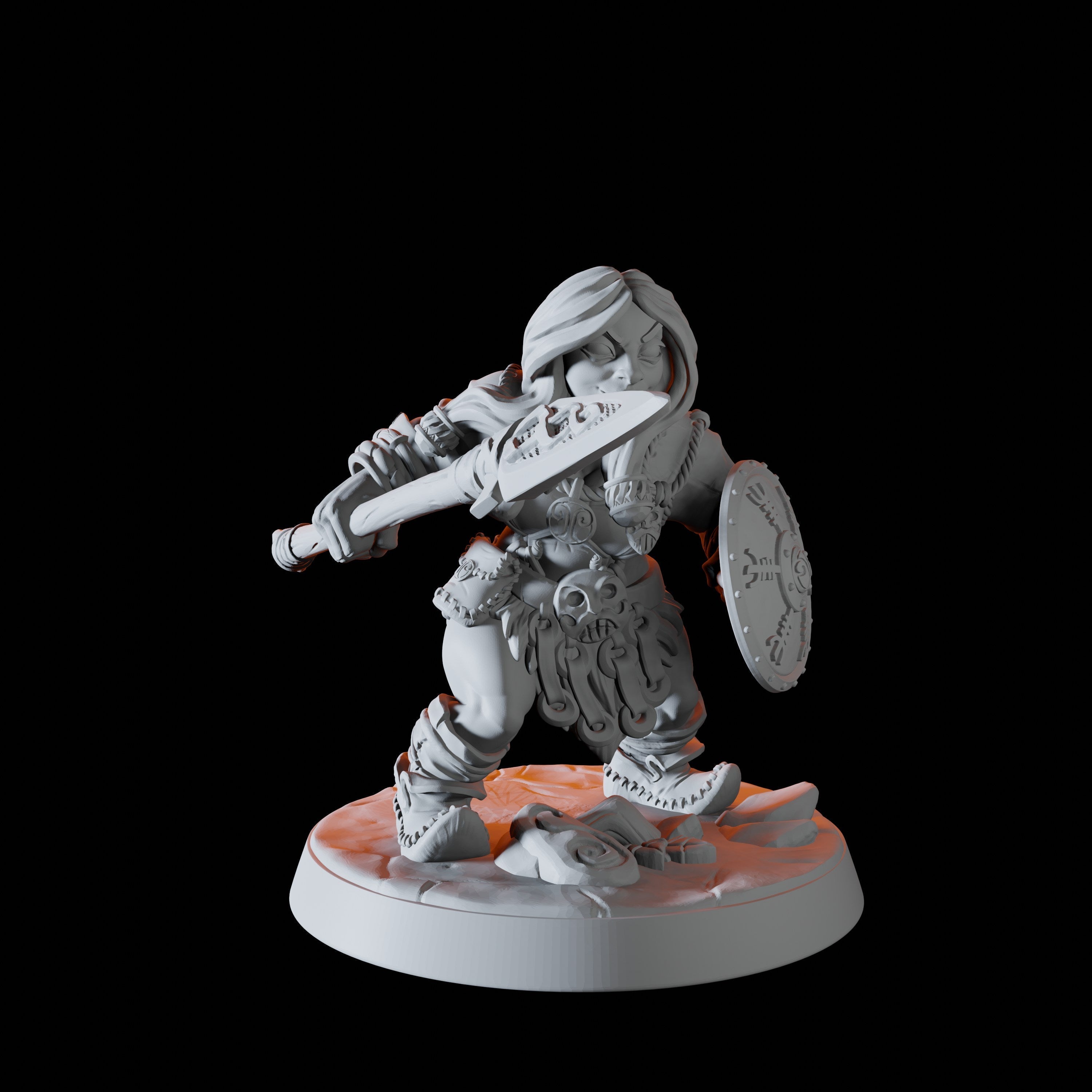 Mountain Dwarf Miniature D for Dungeons and Dragons - Myth Forged