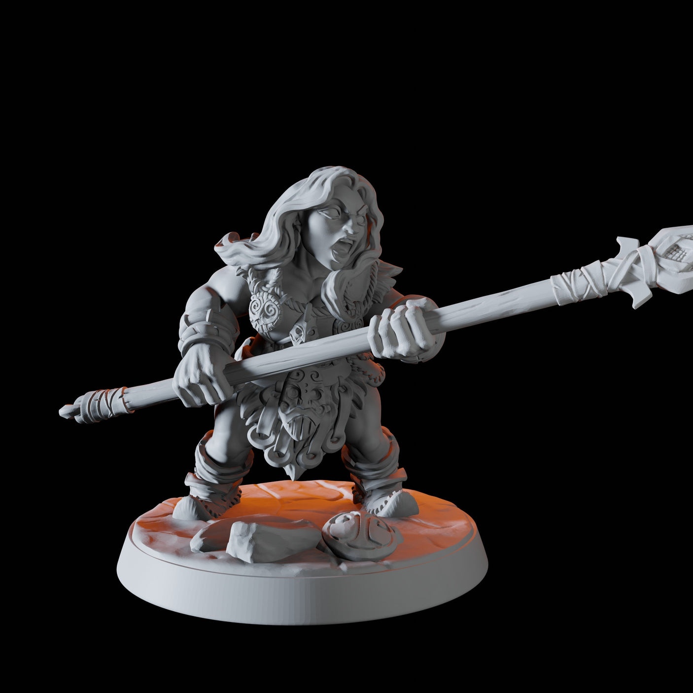 Mountain Dwarf E Miniature for Dungeons and Dragons, Pathfinder or other TTRPGs