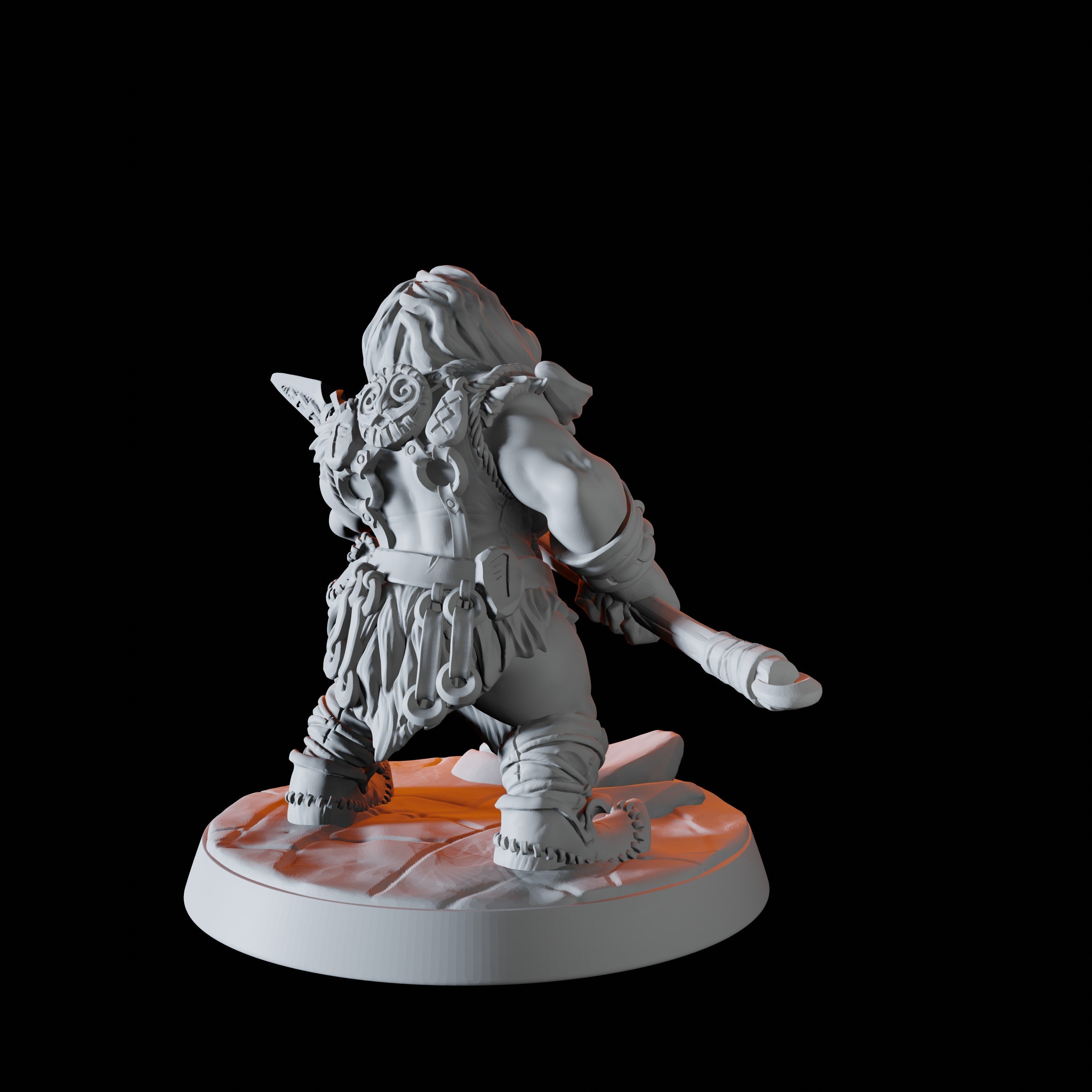 Mountain Dwarf Miniature E for Dungeons and Dragons - Myth Forged