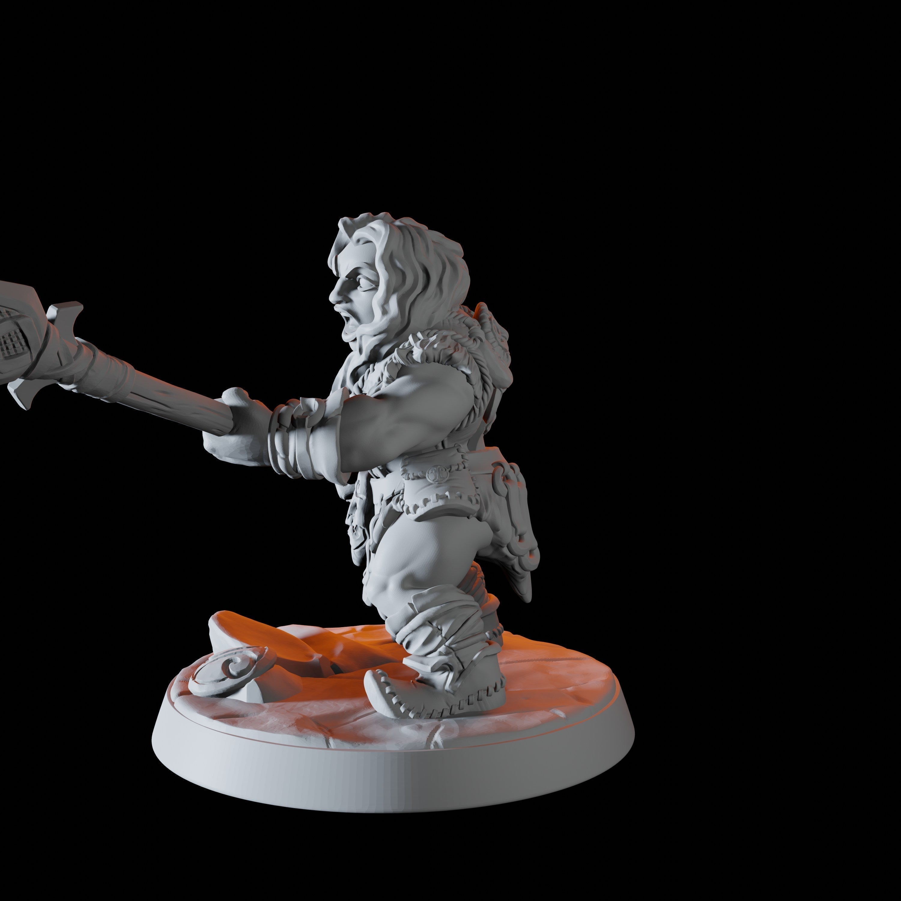 Mountain Dwarf Miniature E for Dungeons and Dragons - Myth Forged