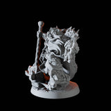 Mountain Dwarf Elder Warrior Miniature for Dungeons and Dragons, Pathfinder or other TTRPGs
