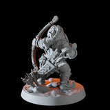 Mountain Dwarf F Miniature for Dungeons and Dragons, Pathfinder or other TTRPGs