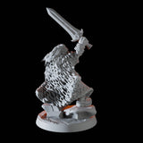 Mountain Dwarf Queen Miniature for Dungeons and Dragons, Pathfinder or other TTRPGs