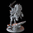 Mountain Dwarf Queen on Giant Ram Miniature for Dungeons and Dragons, Pathfinder or other TTRPGs