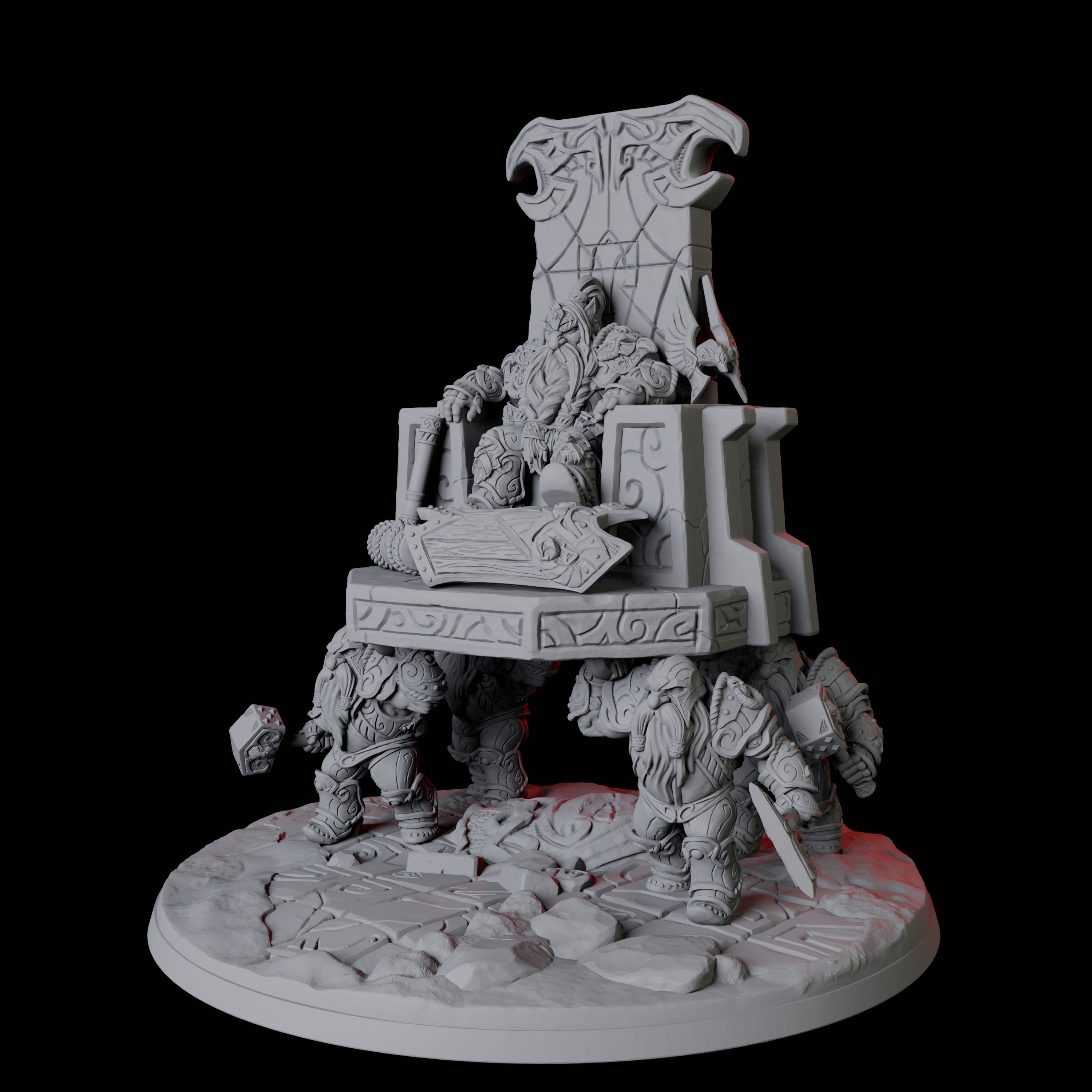Mountain King Miniature for Dungeons and Dragons, Pathfinder or other TTRPGs