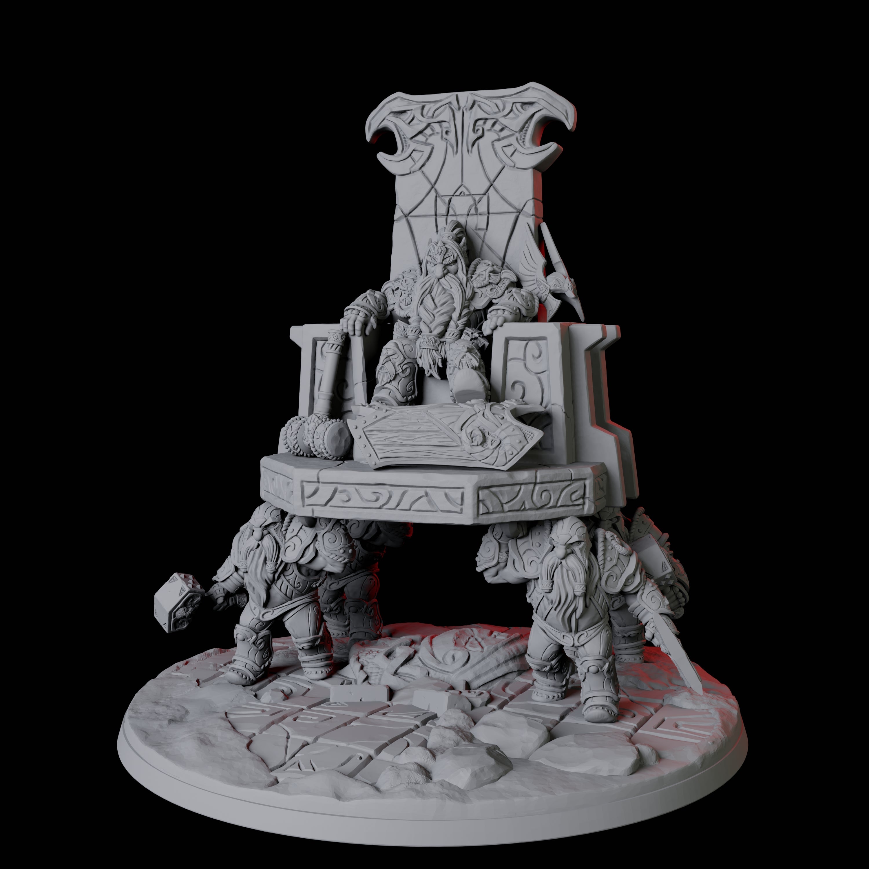 Mountain King Miniature for Dungeons and Dragons, Pathfinder or other TTRPGs