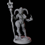 Mountain Orc Pin-up Miniature for Dungeons and Dragons, Pathfinder or other TTRPGs