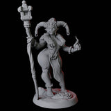 Mountain Orc Pin-up Miniature for Dungeons and Dragons, Pathfinder or other TTRPGs