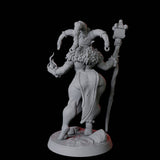 Mountain Orc Pin-up Miniature for Dungeons and Dragons, Pathfinder or other TTRPGs