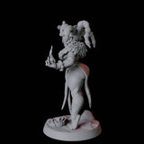 Mountain Orc Pin-up Miniature for Dungeons and Dragons, Pathfinder or other TTRPGs