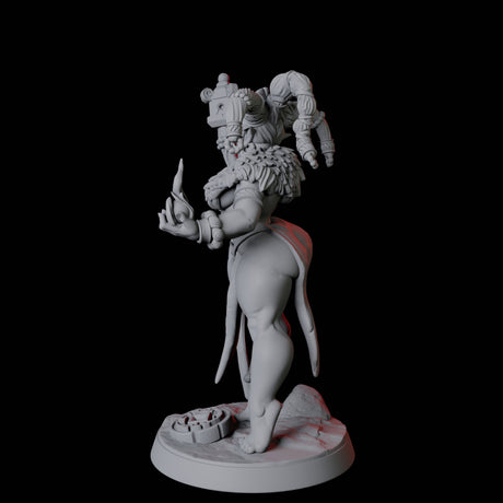 Mountain Orc Pin-up Miniature for Dungeons and Dragons, Pathfinder or other TTRPGs