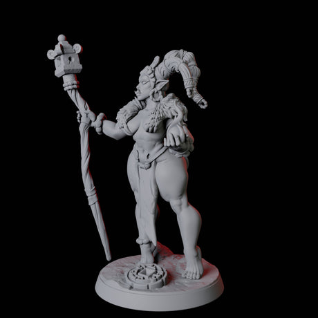 Mountain Orc Pin-up Miniature for Dungeons and Dragons, Pathfinder or other TTRPGs