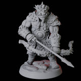 Mountain Orc Warrior B Miniature for Dungeons and Dragons, Pathfinder or other TTRPGs