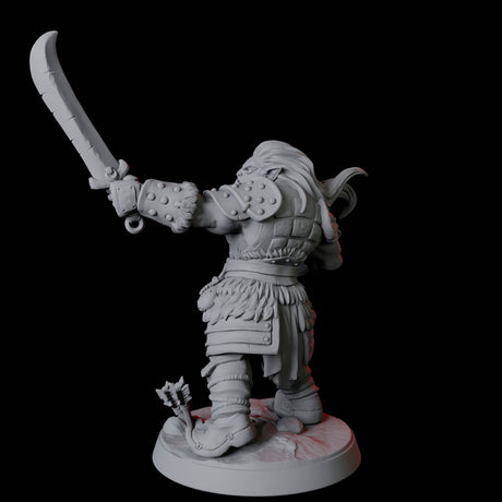 Mountain Orc Warrior E Miniature for Dungeons and Dragons, Pathfinder or other TTRPGs