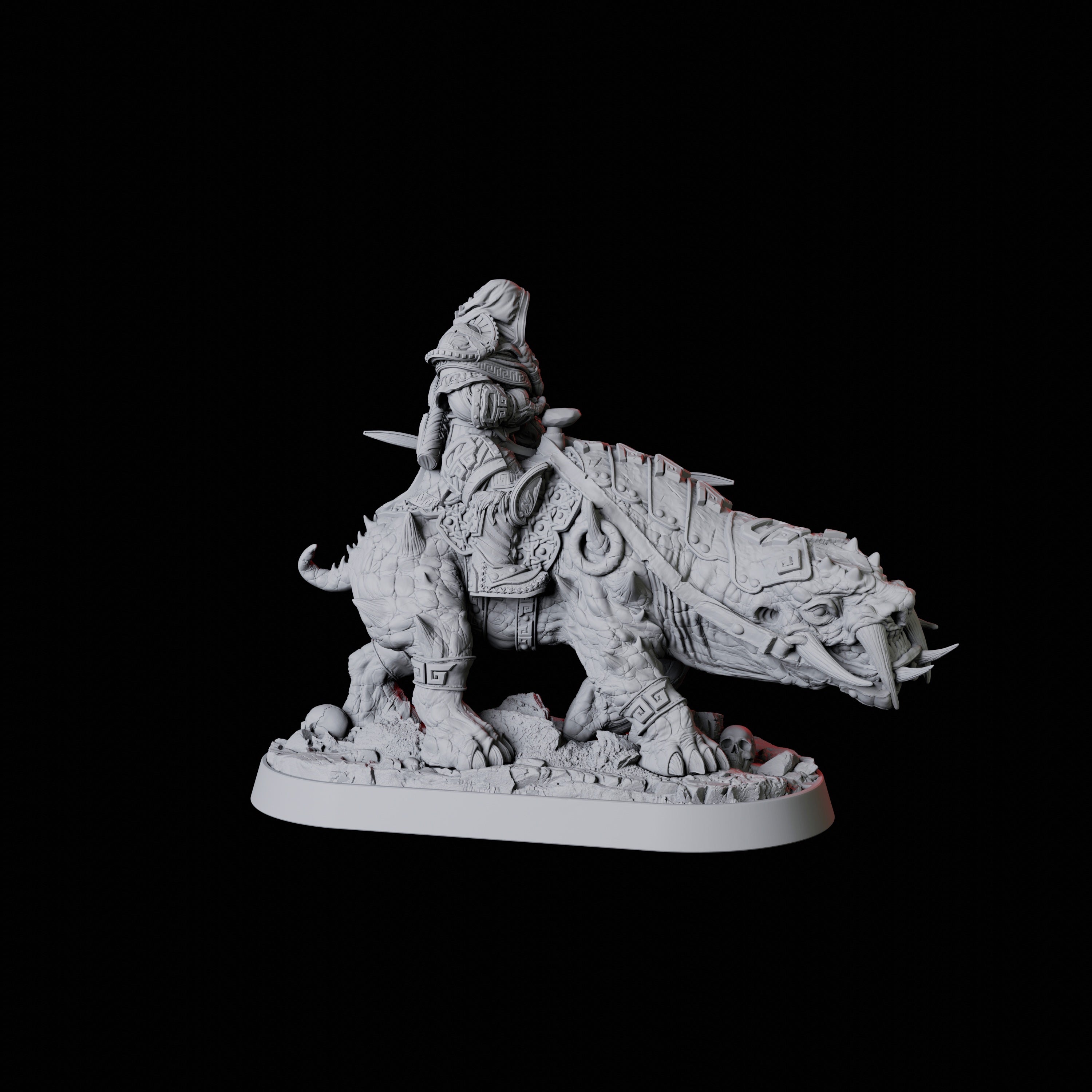 Mounted Rogue Miniature for Dungeons and Dragons