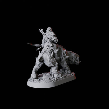 Mounted Rogue Miniature for Dungeons and Dragons, Pathfinder or other TTRPGs