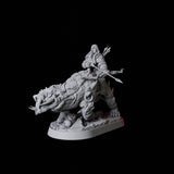 Mounted Rogue Miniature for Dungeons and Dragons, Pathfinder or other TTRPGs