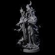 Multi-Armed Cinder Knight Miniature for Dungeons and Dragons, Pathfinder or other TTRPGs