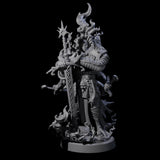 Multi-Armed Cinder Knight Miniature for Dungeons and Dragons, Pathfinder or other TTRPGs