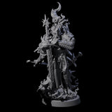 Multi-Armed Cinder Knight Miniature for Dungeons and Dragons, Pathfinder or other TTRPGs
